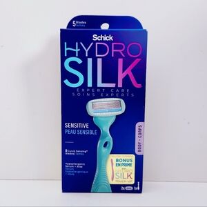 🐢2/$15 Schick Hydro Silk Sensitive Care Razor + 2 Razor Blade Refills